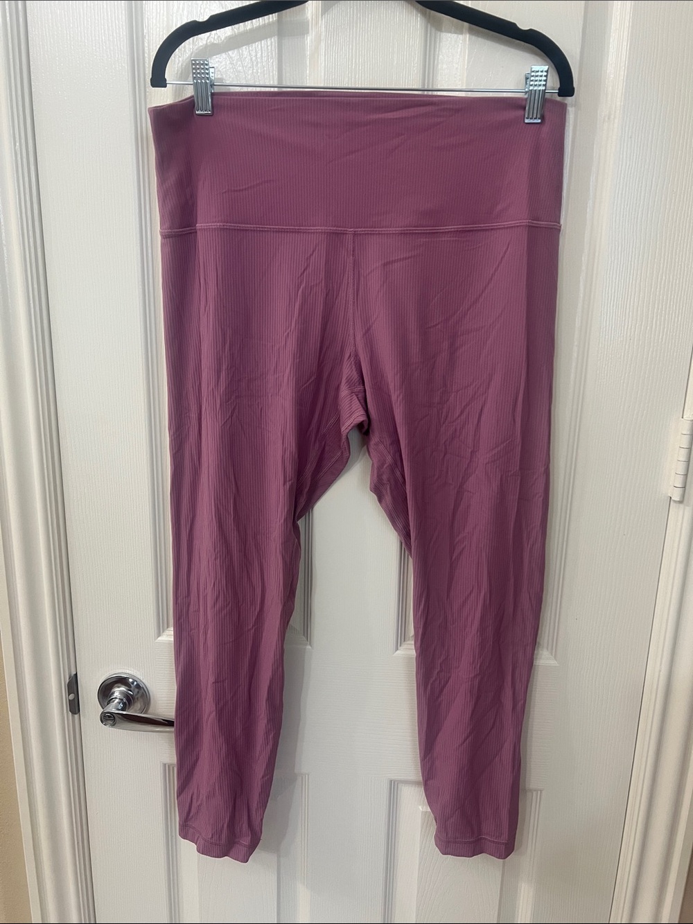 Ribbed Align High-Waist Leggings - Mauve